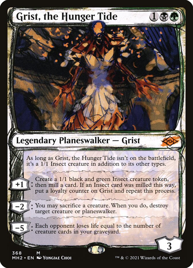 Grist, the Hunger Tide - [Foil, Showcase] Modern Horizons 2 (MH2)
