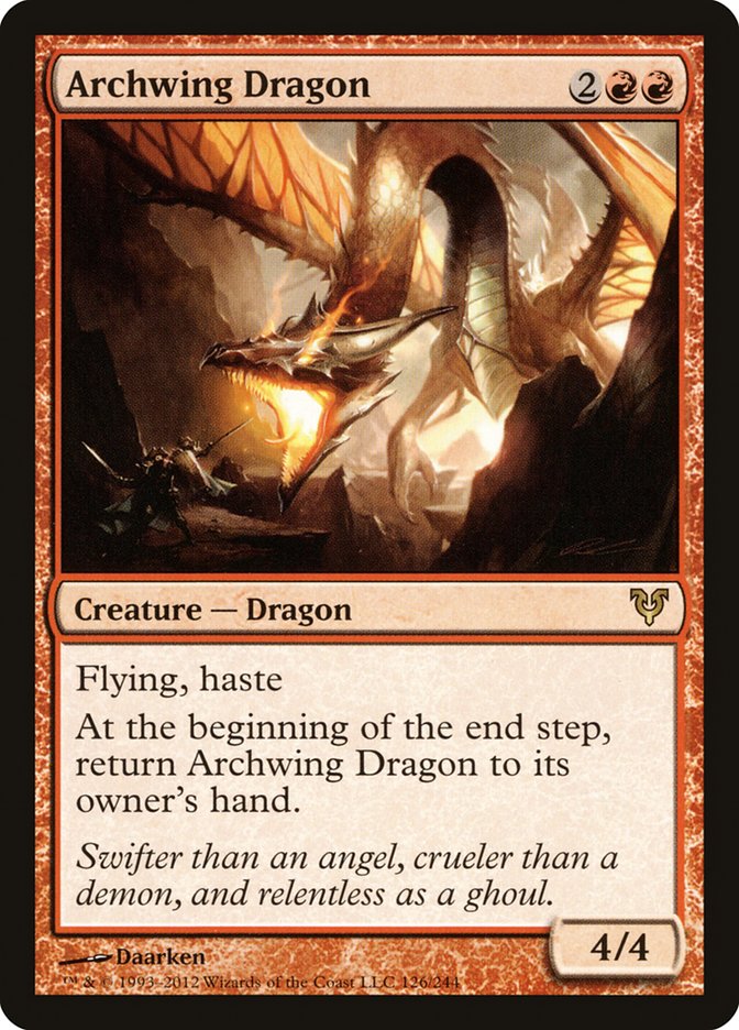 Archwing Dragon - [Foil] Avacyn Restored (AVR)