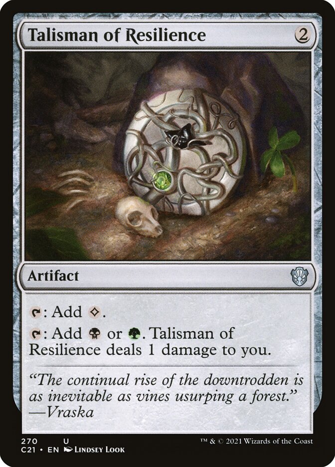Talisman of Resilience - Commander 2021 (C21)
