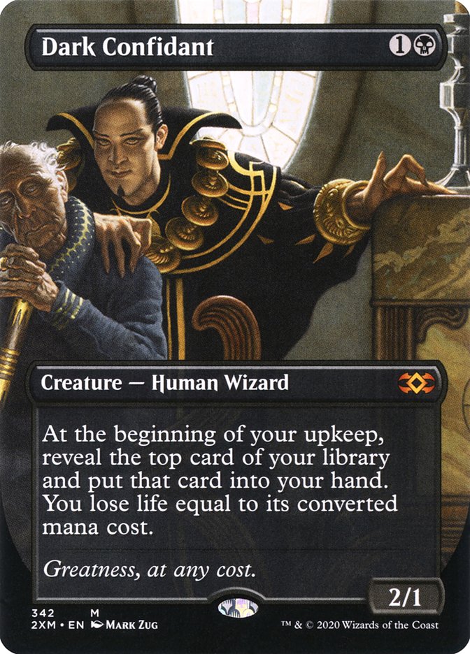Dark Confidant - [Foil, Borderless] Double Masters (2XM)