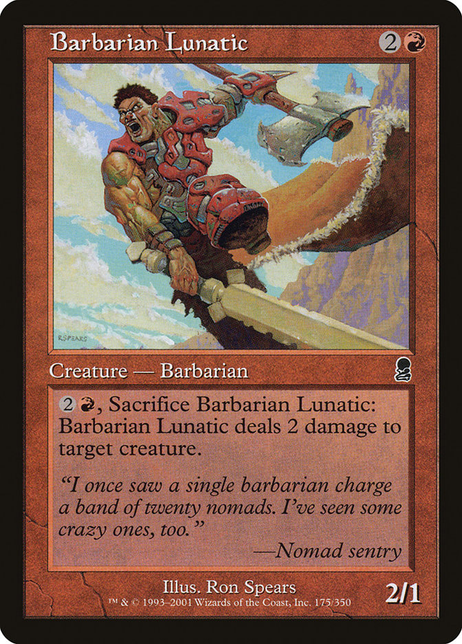 Barbarian Lunatic - [Retro Frame] Odyssey (ODY)
