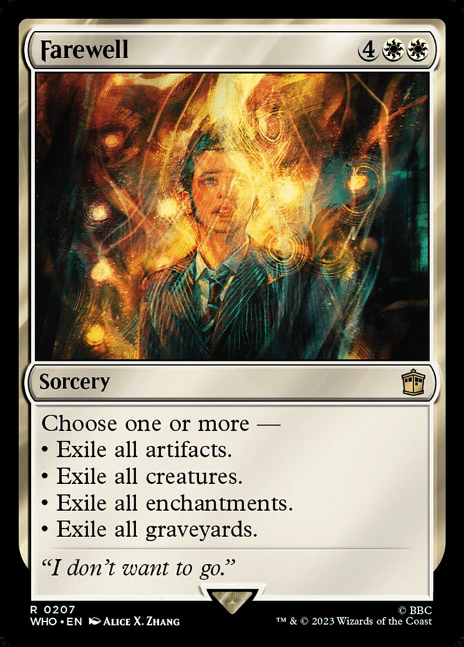 Farewell - [Foil] Doctor Who (WHO)