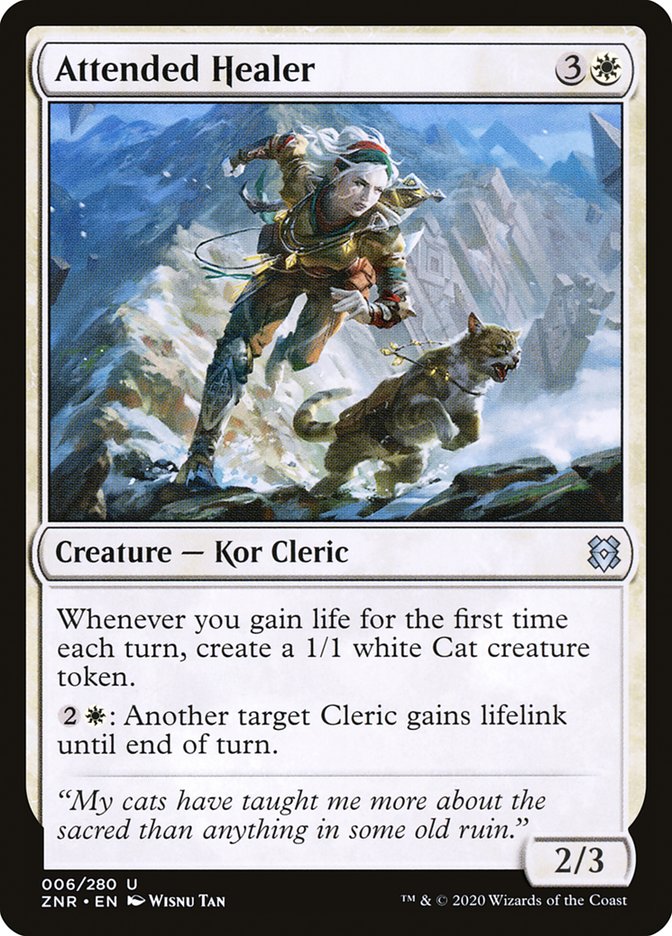 Attended Healer - Zendikar Rising (ZNR)