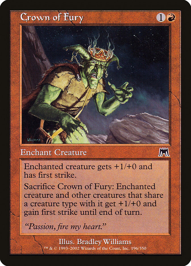 Crown of Fury - [Retro Frame] Onslaught (ONS)