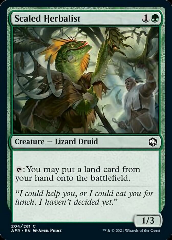 Scaled Herbalist - [Foil] Adventures in the Forgotten Realms (AFR)