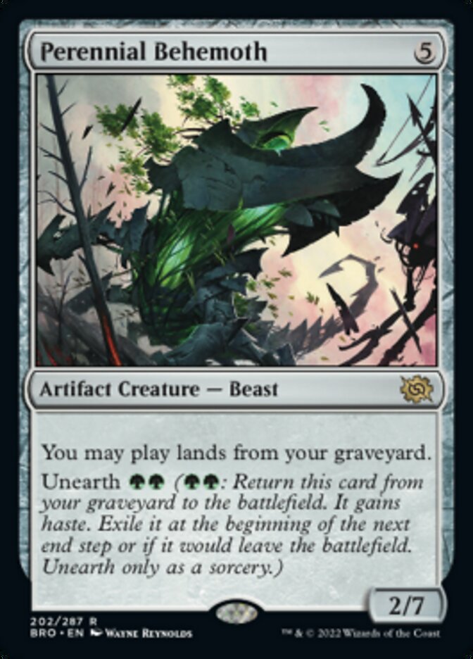 Perennial Behemoth - [Foil] The Brothers' War (BRO)