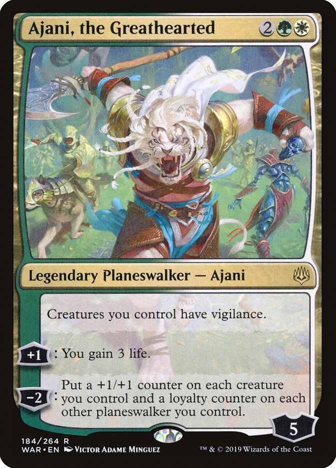 Ajani, the Greathearted - [Foil] War of the Spark (WAR)