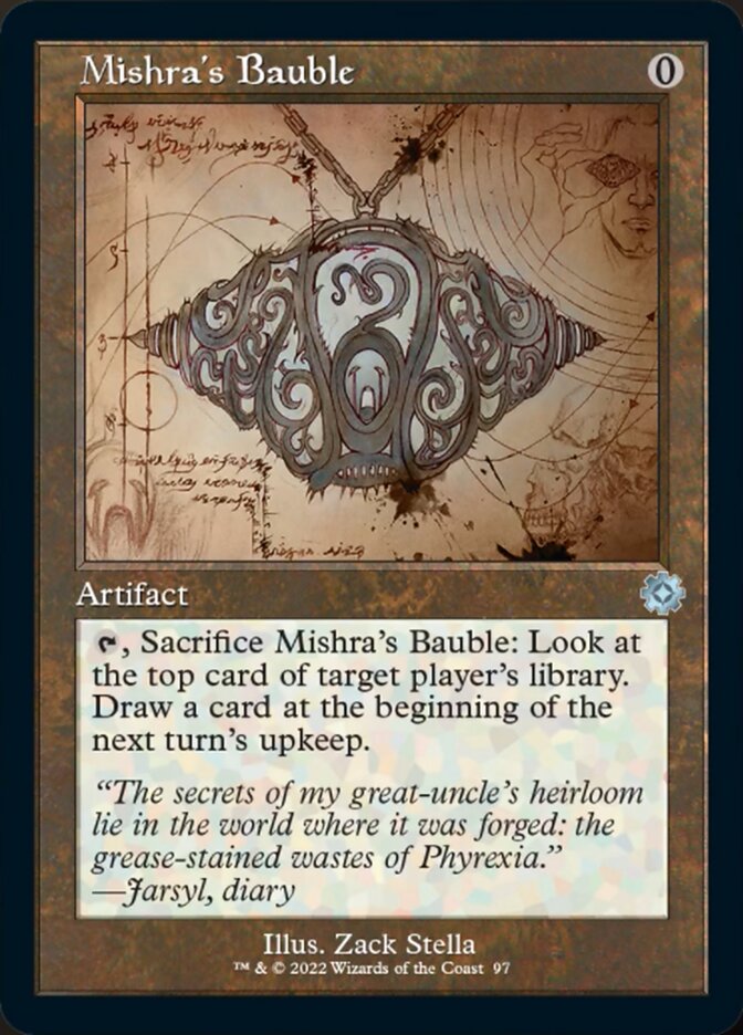 Mishra's Bauble - [Foil, Schematic] The Brothers' War Retro Artifacts (BRR)