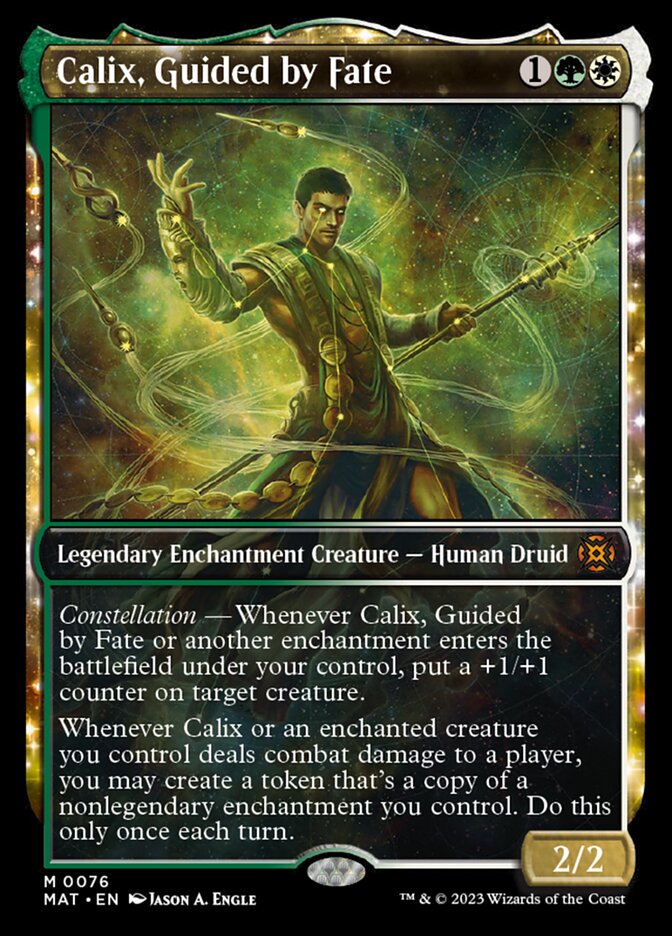 Calix, Guided by Fate - [Foil, Showcase] March of the Machine: The Aftermath (MAT)