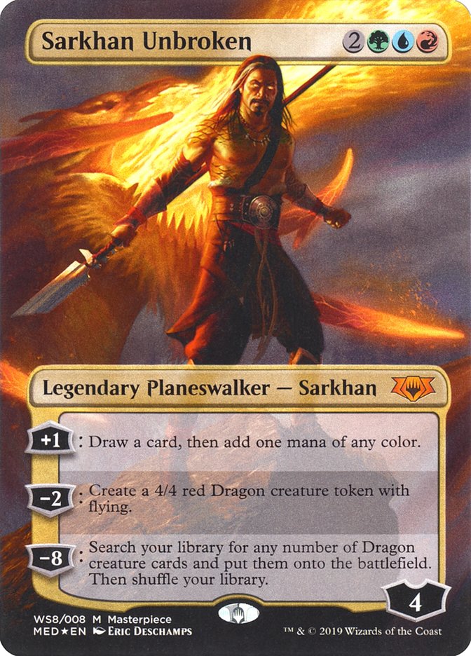 Sarkhan Unbroken - [Foil, Borderless] Mythic Edition (MED)