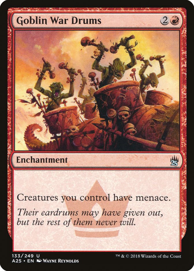 Goblin War Drums - [Foil] Masters 25 (A25)