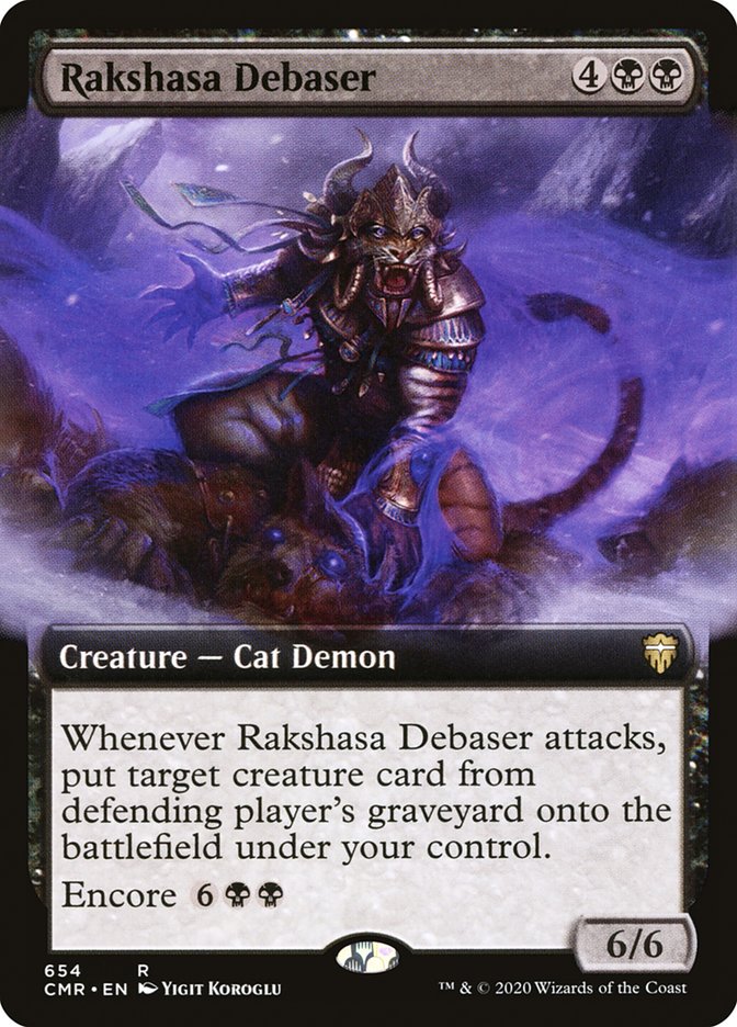 Rakshasa Debaser - [Foil, Extended Art] Commander Legends (CMR)