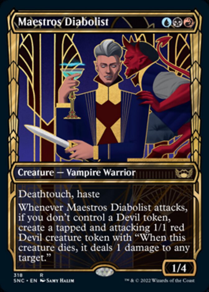 Maestros Diabolist - [Foil, Showcase] Streets of New Capenna (SNC)