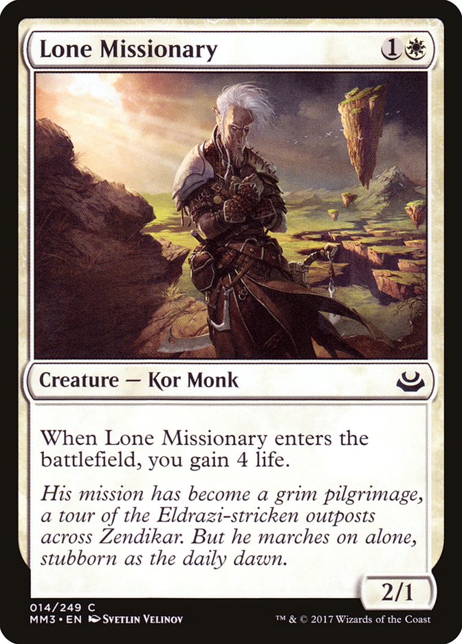 Lone Missionary - [Foil] Modern Masters 2017 (MM3)
