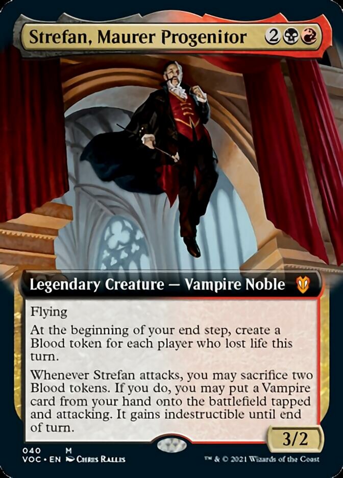 Strefan, Maurer Progenitor - [Foil, Extended Art] Crimson Vow Commander (VOC)