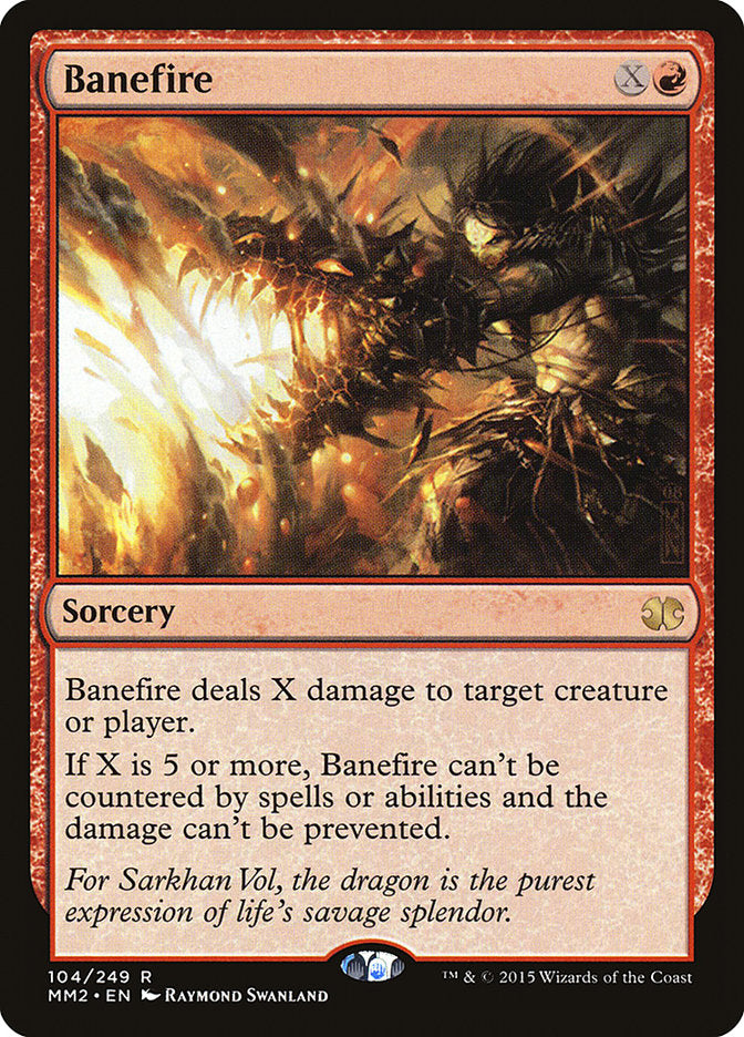 Banefire - [Foil] Modern Masters 2015 (MM2)