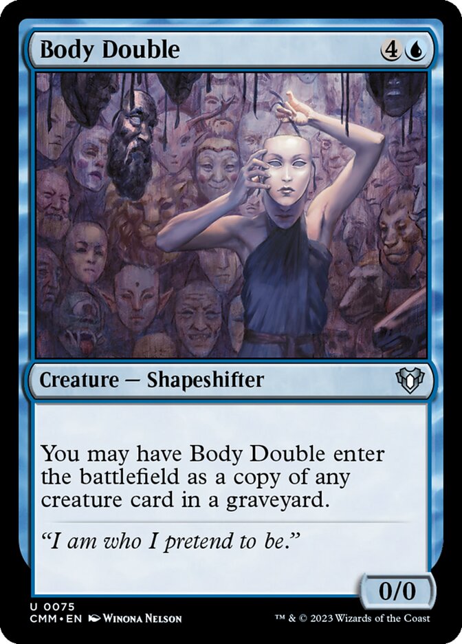 Body Double - [Foil] Commander Masters (CMM)