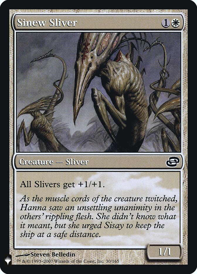 Sinew Sliver - [Foil] Mystery Booster Retail Edition Foils (FMB1)