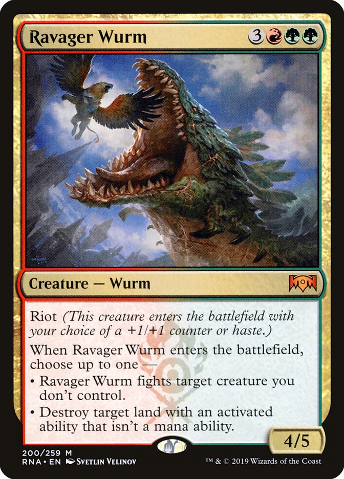 Ravager Wurm - Ravnica Allegiance (RNA)