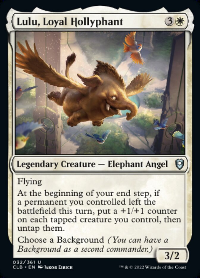 Lulu, Loyal Hollyphant - [Foil] Commander Legends: Battle for Baldur's Gate (CLB)