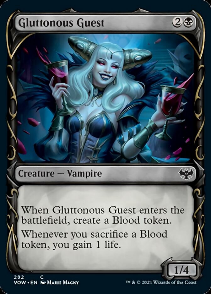 Gluttonous Guest - [Foil, Showcase] Innistrad: Crimson Vow (VOW)