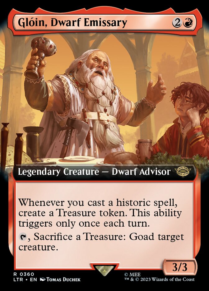 Glóin, Dwarf Emissary - [Extended Art] The Lord of the Rings: Tales of Middle-earth (LTR)