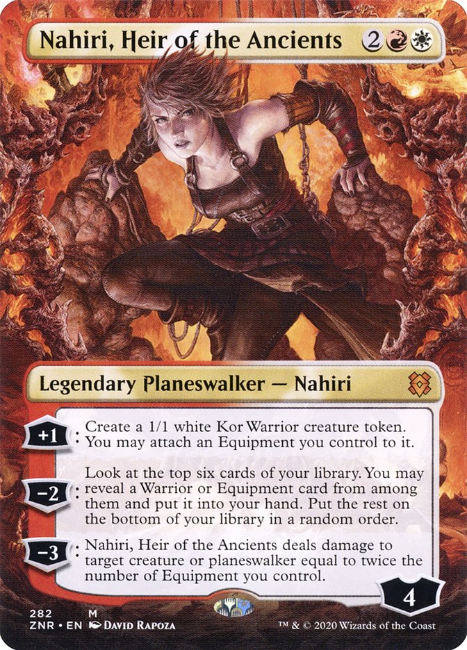 Nahiri, Heir of the Ancients - [Borderless] Zendikar Rising (ZNR)