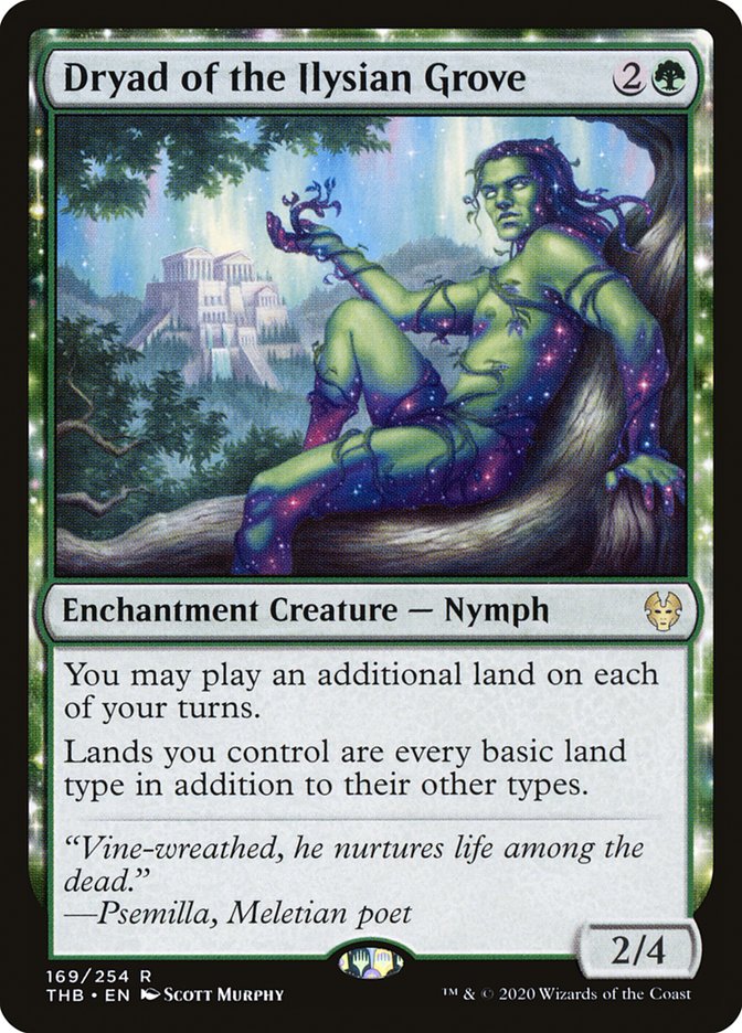 Dryad of the Ilysian Grove - [Foil] Theros Beyond Death (THB)