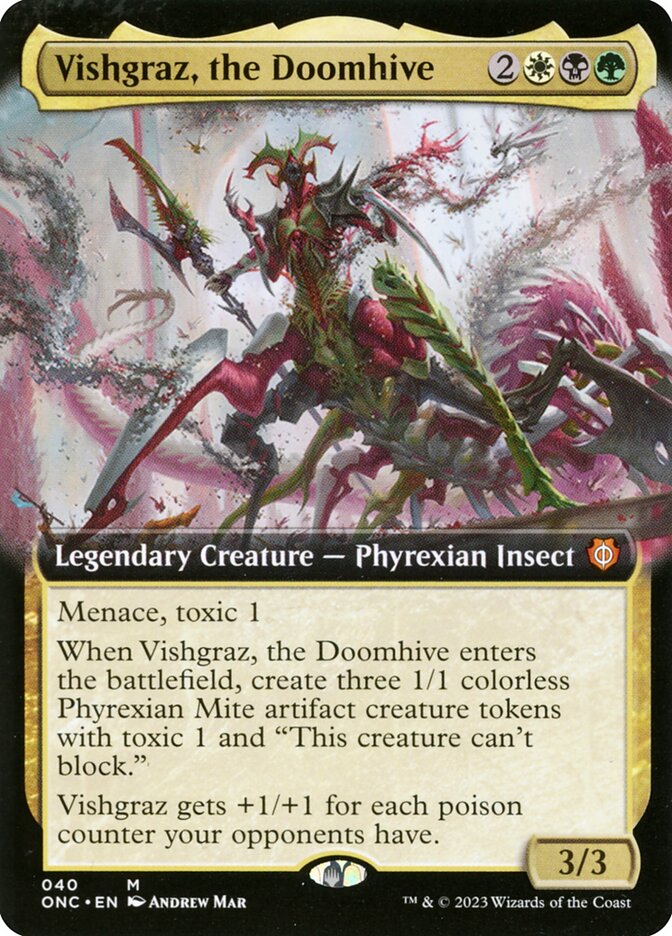 Vishgraz, the Doomhive - [Foil, Extended Art] Phyrexia: All Will Be One Commander (ONC)