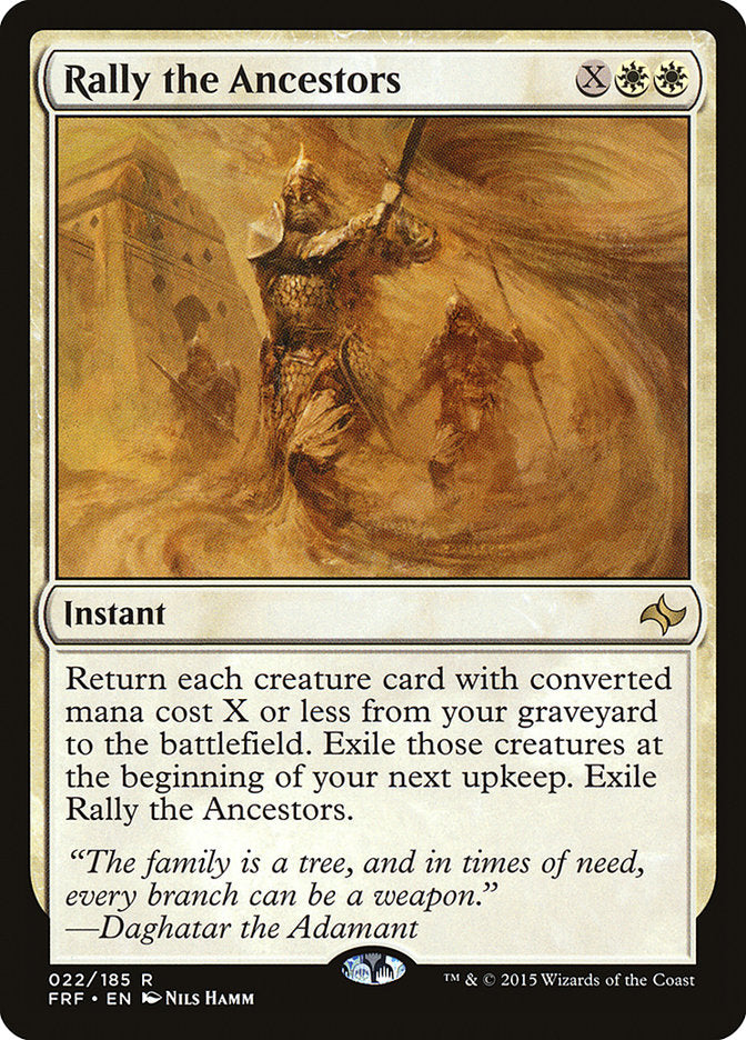 Rally the Ancestors - [Foil] Fate Reforged (FRF)