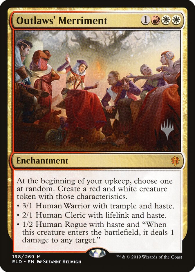 Outlaws' Merriment - [Foil, Promo] Throne of Eldraine Promos (PELD)