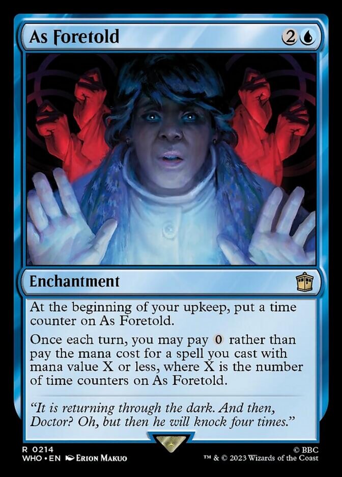 As Foretold - [Foil] Doctor Who (WHO)