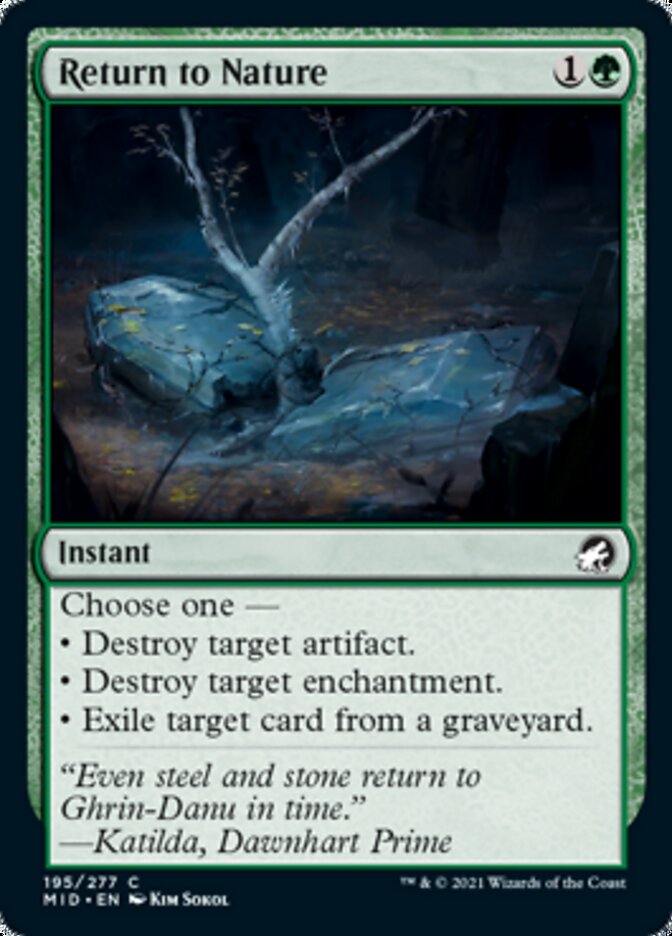 Return to Nature - [Foil] Innistrad: Midnight Hunt (MID)