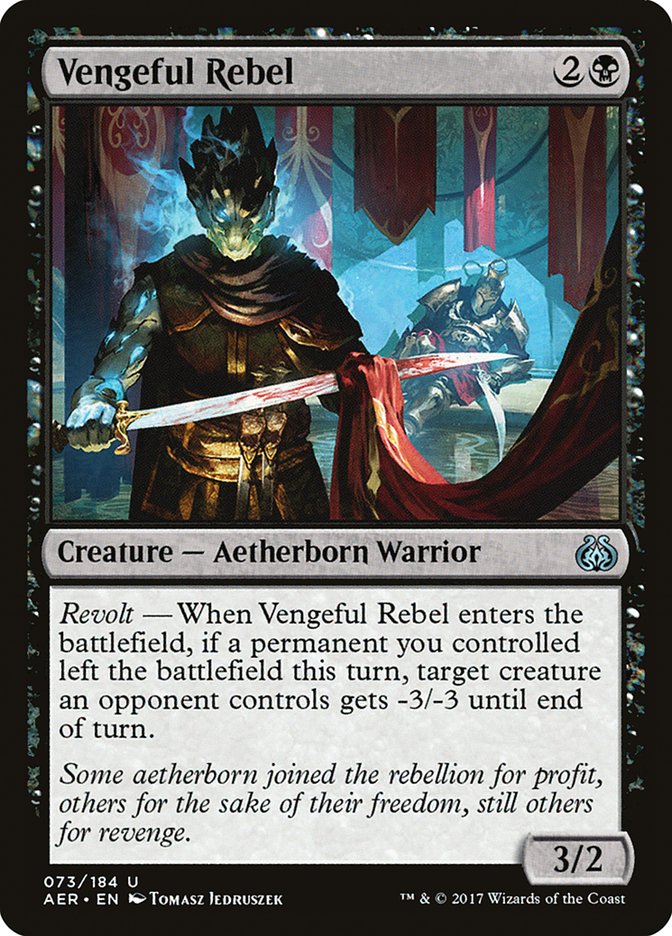 Vengeful Rebel - [Foil] Aether Revolt (AER)
