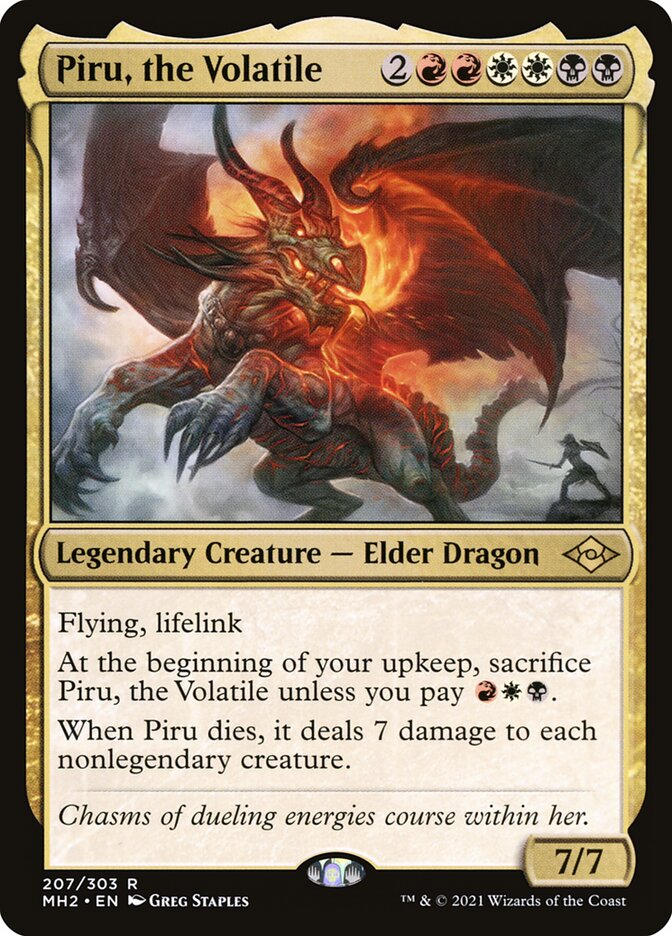 Piru, the Volatile - [Foil] Modern Horizons 2 (MH2)