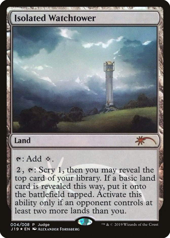 Isolated Watchtower - [Foil, Promo] Judge Gift Cards 2019 (J19)