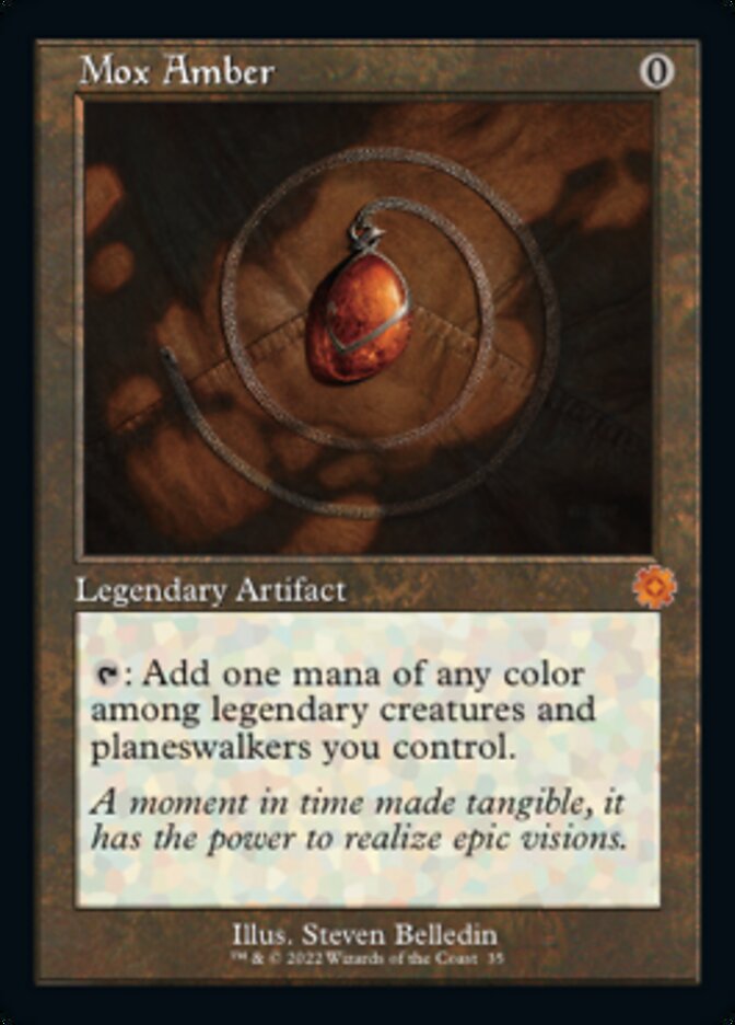 Mox Amber - [Foil] The Brothers' War Retro Artifacts (BRR)