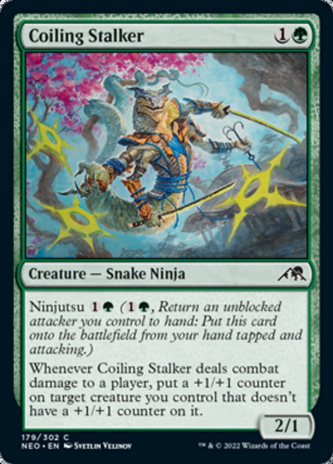 Coiling Stalker - [Foil] Kamigawa: Neon Dynasty (NEO)