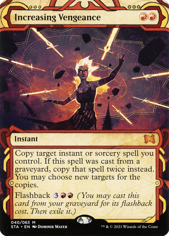 Increasing Vengeance - [Etched] Strixhaven Mystical Archive (STA)