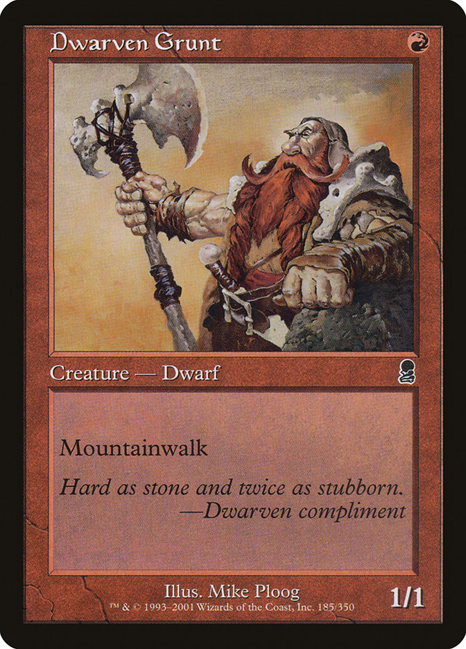 Dwarven Grunt - [Retro Frame] Odyssey (ODY)