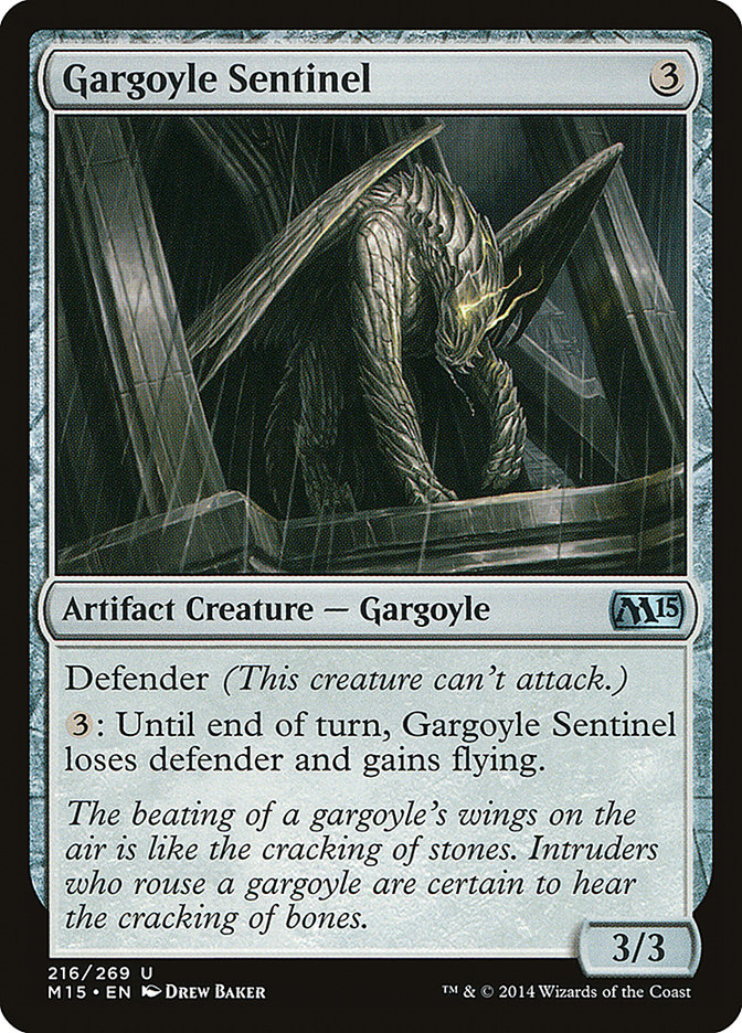 Gargoyle Sentinel - [Foil] Magic 2015 (M15)