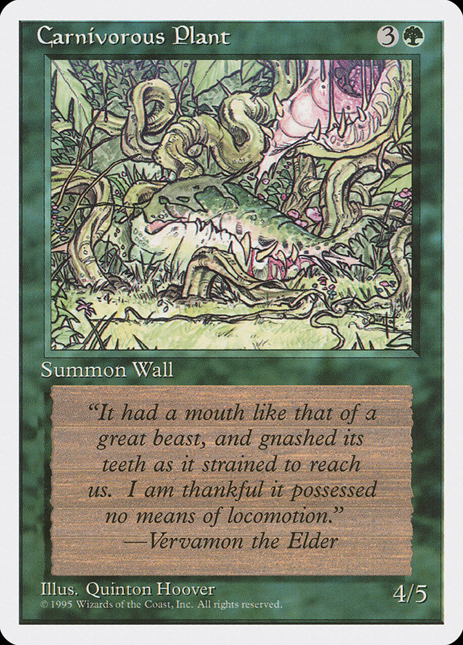 Carnivorous Plant - Fourth Edition (4ED)