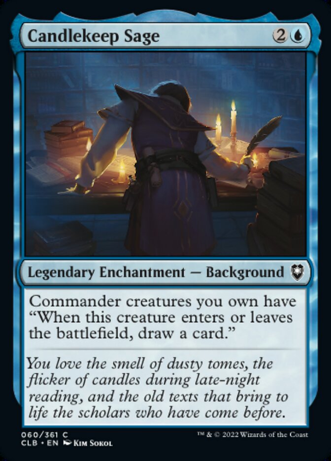 Candlekeep Sage - [Foil] Commander Legends: Battle for Baldur's Gate (CLB)