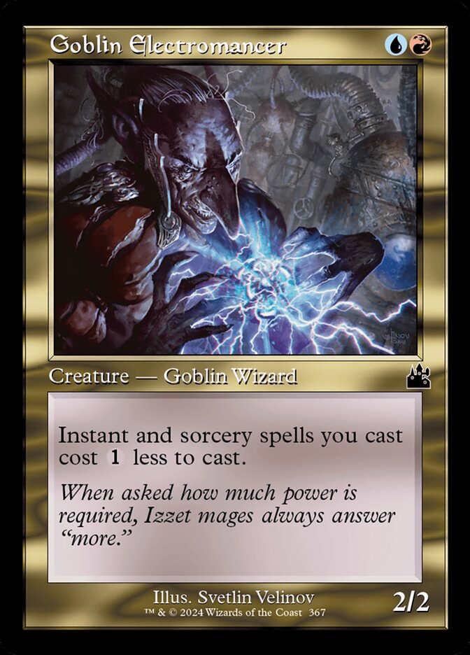 Goblin Electromancer - [Foil, Retro Frame] Ravnica Remastered (RVR)