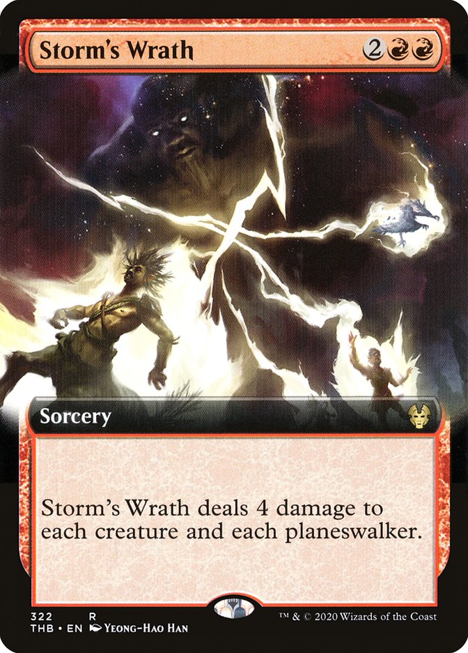 Storm's Wrath - [Foil, Extended Art] Theros Beyond Death (THB)