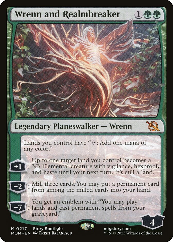 Wrenn and Realmbreaker - [Foil] March of the Machine (MOM)