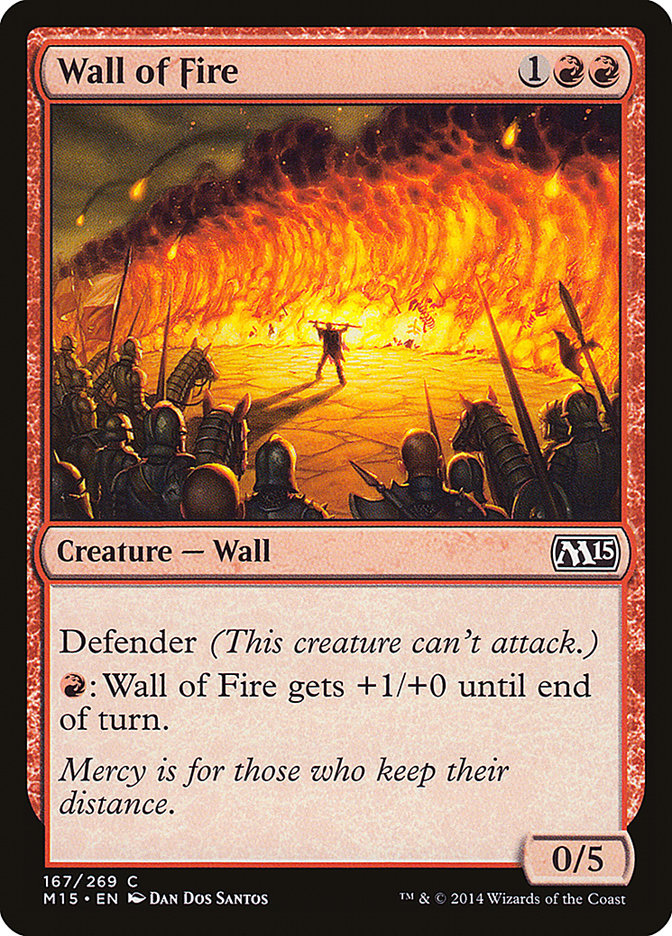 Wall of Fire - Magic 2015 (M15)