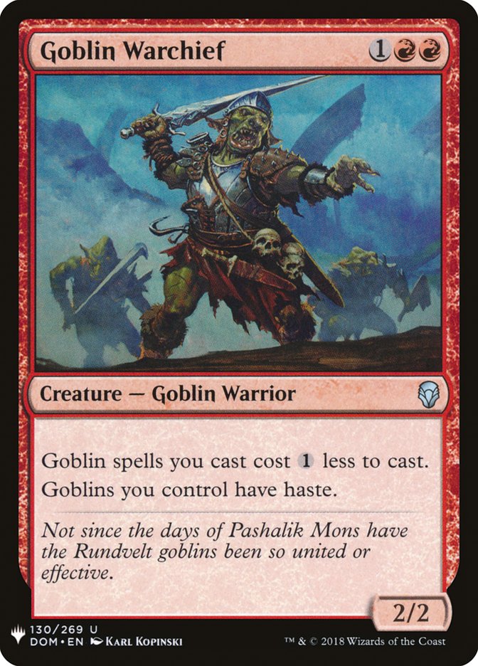 Goblin Warchief - Mystery Booster (MB1)