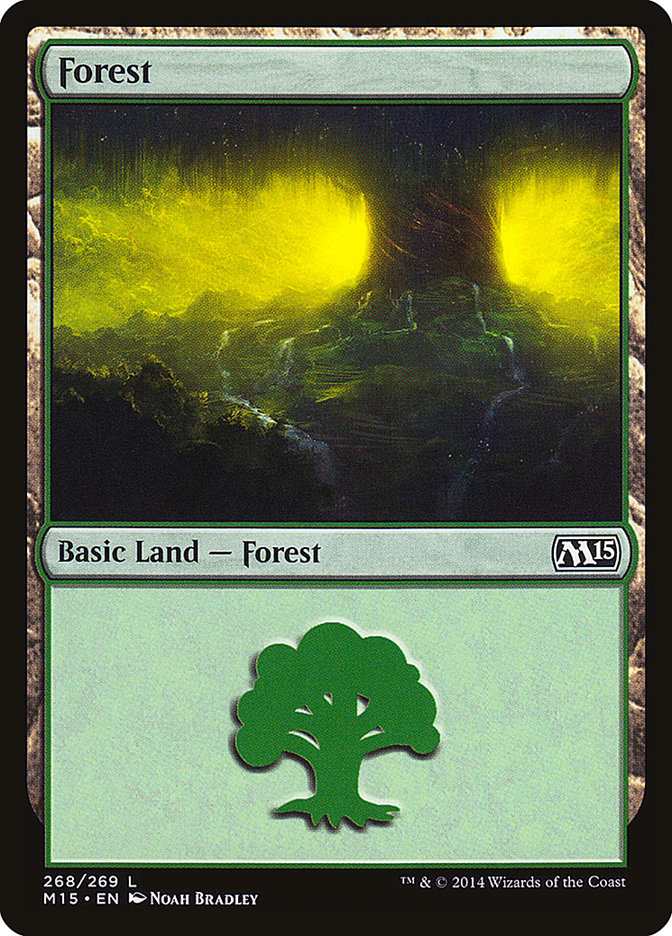 Forest (268) - [Foil] Magic 2015 (M15)