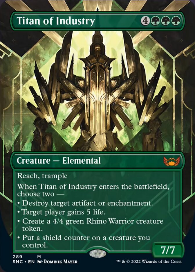 Titan of Industry - [Foil, Borderless] Streets of New Capenna (SNC)